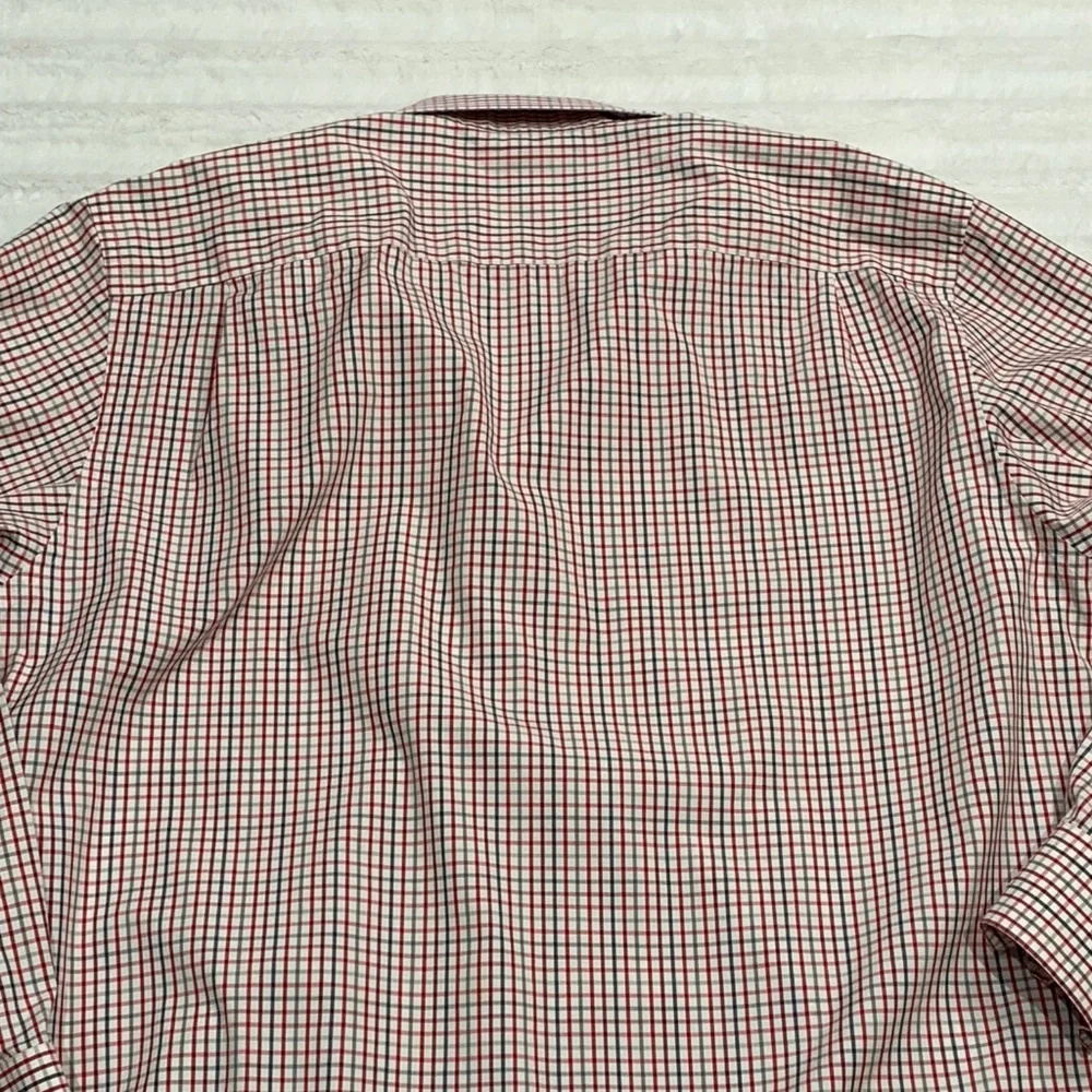 Banana Republic Men's Xlarge XL Plaid Button Down Shirt Cotton